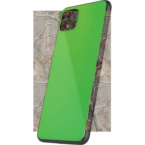 Green Carbon Fiber Specialty Material Google Pixel 4 XL Skin
